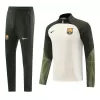 Men Barcelona Zipper Tracksuit Sweat Shirt Kit (Top+Trousers) 2023/24 - discountsoccer