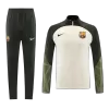 Men Barcelona Zipper Tracksuit Sweat Shirt Kit (Top+Trousers) 2023/24 - discountsoccer