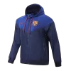 Men Barcelona Windbreaker Hoodie Jacket 2023/24 - discountsoccer