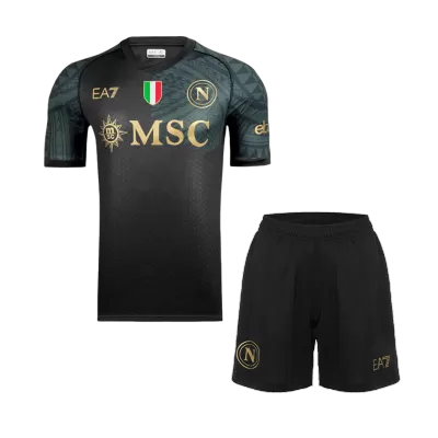 Men Napoli Third Away Soccer Jersey Kit (Jersey+Shorts) 2023/24 - discountsoccer