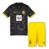 Kids Borussia Dortmund Away Soccer Jersey Kit (Jersey+Shorts) 2023/24 - discountsoccer