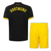 Kids Borussia Dortmund Away Soccer Jersey Kit (Jersey+Shorts) 2023/24 - discountsoccer