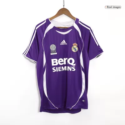 Men Real Madrid Retro Jerseys Third Away Soccer Jersey 2006/07 - discountsoccer