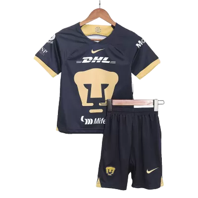 Kids Pumas UNAM Away Soccer Jersey Kit (Jersey+Shorts) 2023/24 - discountsoccer