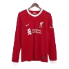 Men Liverpool Home Long Sleeves Soccer Jersey Shirt 2023/24 - discountsoccer