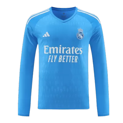 Men Real Madrid Goalkeeper Long Sleeves Soccer Jersey Shirt 2023/24 - discountsoccer