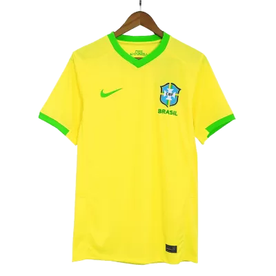 Men Brazil Home Soccer Jersey Shirt 2023 - discountsoccer