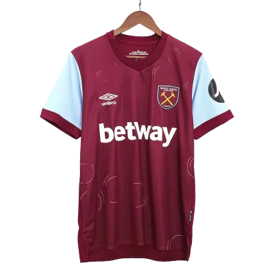 Men West Ham United Home Soccer Jersey Shirt 2023/24 - discountsoccer