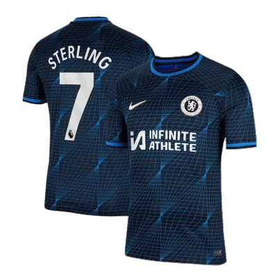 Men Chelsea STERLING #7 Away Soccer Jersey Shirt 2023/24 - discountsoccer