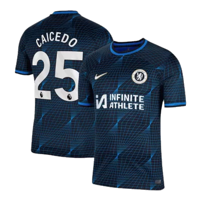 Men Chelsea CAICEDO #25 Away Soccer Jersey Shirt 2023/24 - discountsoccer