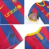 Kids Barcelona Home Soccer Jersey Kit (Jersey+Shorts) 2010/11 - discountsoccer