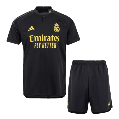 Men Real Madrid Third Away Soccer Jersey Kit (Jersey+Shorts) 2023/24 - discountsoccer