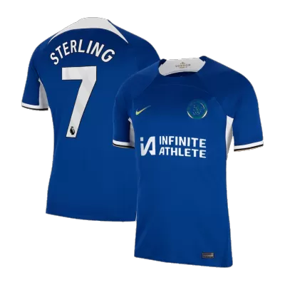 Men Chelsea STERLING #7 Home Soccer Jersey Shirt 2023/24 - discountsoccer