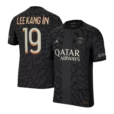 Men PSG LEE KANG iN #19 Third Away Soccer Jersey Shirt 2023/24 - discountsoccer