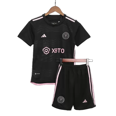 Kids Inter Miami CF Away Soccer Jersey Kit (Jersey+Shorts) 2023/24 - discountsoccer