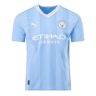 Men Manchester City Home Player Version Jersey 2023/24 - discountsoccer