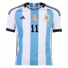 Men Argentina DI MARIA #11 Home Soccer Jersey Shirt 2022 - discountsoccer