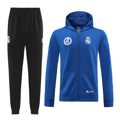 Men Real Madrid Tracksuit Sweat Shirt Kit (Top+Trousers) 2022/23 - discountsoccer