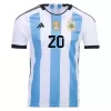 Men Argentina MAC ALLISTER #20 Home Soccer Jersey Shirt 2022 - discountsoccer