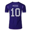 Men Argentina Messi #10 Away Player Version Jersey World Cup 2022 - Champion - discountsoccer