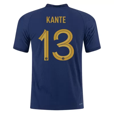 Men France KANTE #13 Home Player Version Jersey World Cup 2022 - discountsoccer