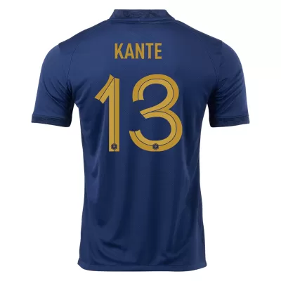 Men France KANTE #13 Home Soccer Jersey Shirt 2022 - discountsoccer