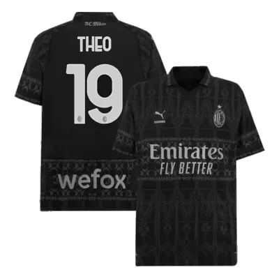 Men AC Milan THEO #19 Fourth Away Soccer Jersey Shirt 2023/24 - discountsoccer