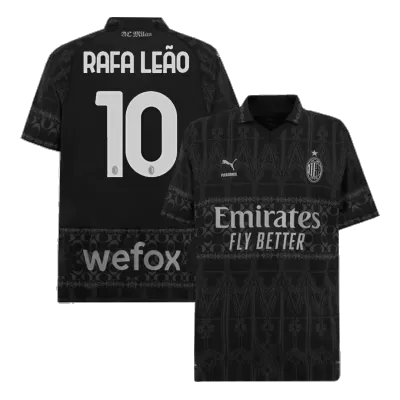 Men AC Milan RAFA LEÃO #10 Fourth Away Soccer Jersey Shirt 2023/24 - discountsoccer