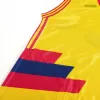 Men Colombia Retro Jerseys Home Soccer Jersey 1990 - discountsoccer