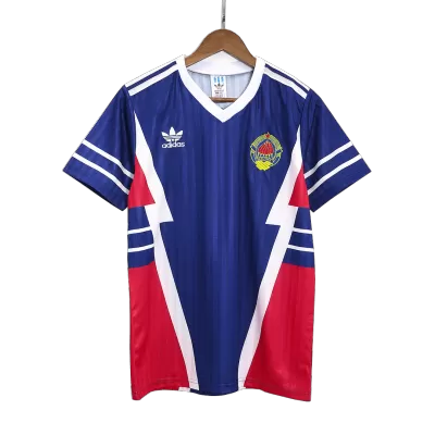 Men Yugoslavia Retro Jerseys Home Soccer Jersey 1990 - discountsoccer