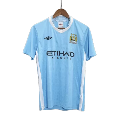 Men Manchester City Retro Jerseys Home Soccer Jersey 2011/12 - discountsoccer