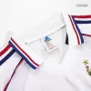 Men France Retro Jerseys Away Soccer Jersey 1998 - discountsoccer