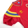 Men Colombia Retro Jerseys Away Soccer Jersey 1990 - discountsoccer