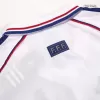 Men France Retro Jerseys Away Soccer Jersey 1998 - discountsoccer