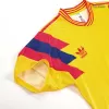 Men Colombia Retro Jerseys Home Soccer Jersey 1990 - discountsoccer