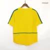 Men Brazil Retro Jerseys Home Soccer Jersey 2002/03 - discountsoccer