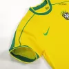 Men Brazil Retro Jerseys Home Soccer Jersey 1998 - discountsoccer