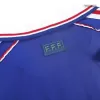 Men France Retro Jerseys Home Soccer Jersey 1998 - discountsoccer