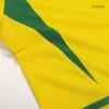 Men Brazil Retro Jerseys Home Soccer Jersey 2002/03 - discountsoccer