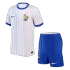 Kids France Away Soccer Jersey Kit (Jersey+Shorts) 2024 - discountsoccer