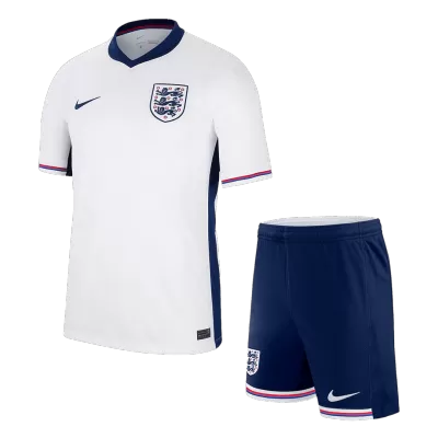 Kids England Home Soccer Jersey Kit (Jersey+Shorts) 2024 - discountsoccer