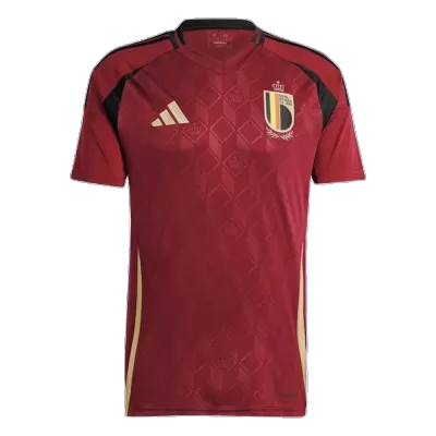 Men Belgium Home Soccer Jersey Shirt 2024 - discountsoccer