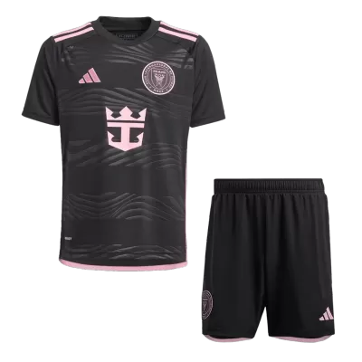 Kids Inter Miami CF Away Soccer Jersey Kit (Jersey+Shorts) 2024 - discountsoccer