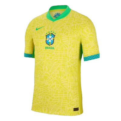 Men Brazil Home Player Version Jersey 2024 - discountsoccer