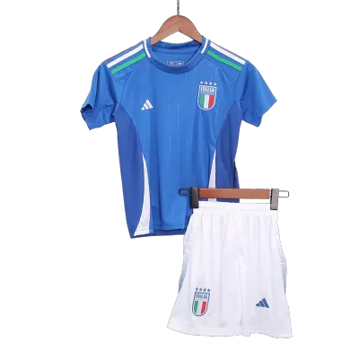 Kids Italy Home Soccer Jersey Kit (Jersey+Shorts) 2024 - discountsoccer