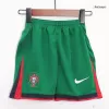 Kids Portugal Home Soccer Jersey Kit (Jersey+Shorts) 2024 - discountsoccer