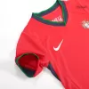 Kids Portugal Home Soccer Jersey Kit (Jersey+Shorts) 2024 - discountsoccer