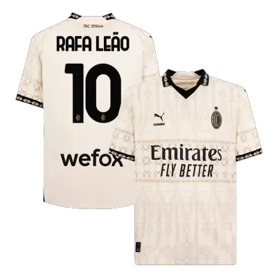 Men AC Milan RAFA LEÃO #10 Fourth Away Soccer Jersey Shirt 2023/24 - discountsoccer