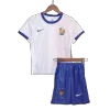 Kids France Away Soccer Jersey Kit (Jersey+Shorts) 2024 - discountsoccer