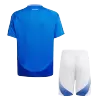 Kids Italy Home Soccer Jersey Kit (Jersey+Shorts) 2024 - discountsoccer